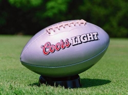 Promotional American football  in panna